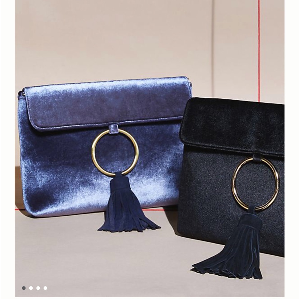Anthropologie Velvet Crossbody Bag - Picture 4 of 8